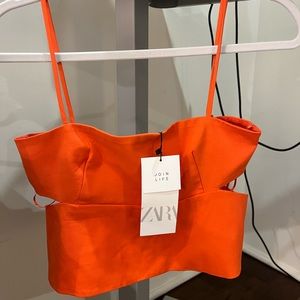 Zara Orange Top